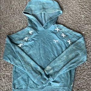 PINK Brand Cropped Hoodie